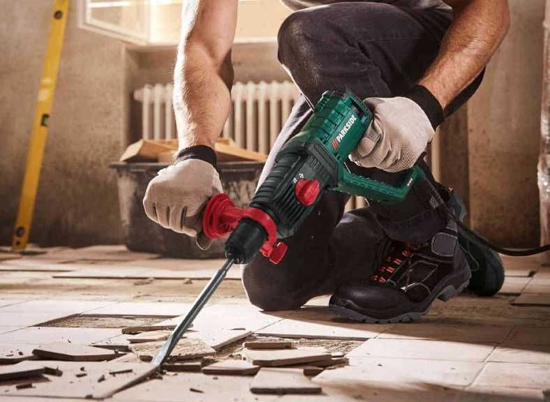 Młotowiertarka Wiertarka Udarowa PARKSIDE 1050 duża moc WALIZKA