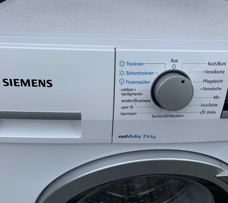 Пральна стиральная машина з сушкою 2в1 Siemens IQ700  WD14H540  7/4кг