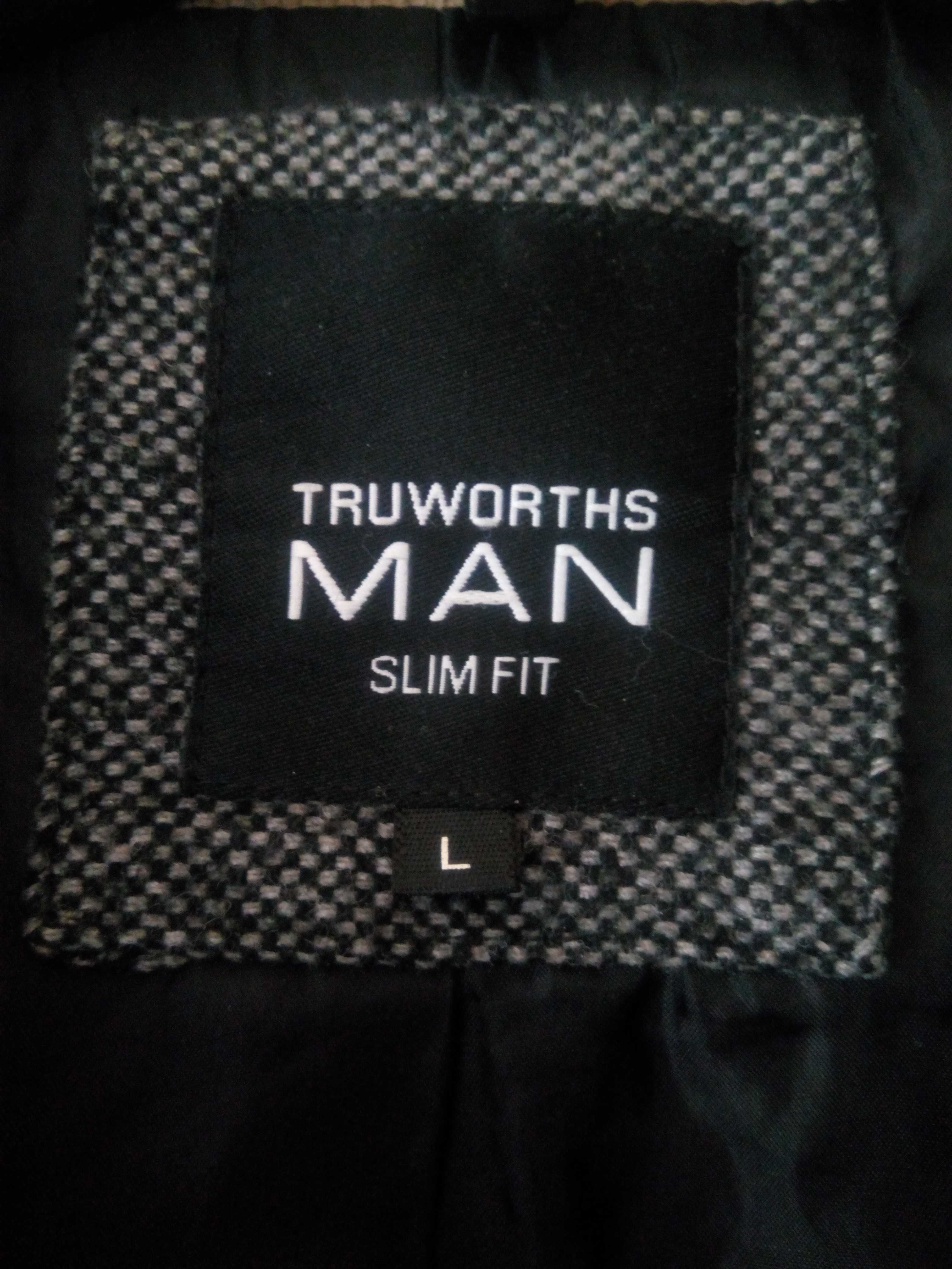 Стильный жакет пиджак Truworths Мan Slim Fit (Кейптаун). Размер L.