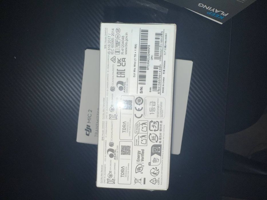 DJI Mic Mini компактний бездротовий мікрофон (1TX+1RX) є в наявності