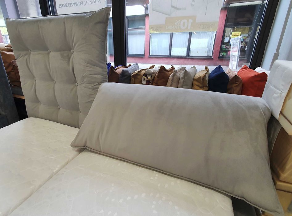 WYPRZEDAŻ Łóżko tapicerowane CITY 160x200 z pojemnikiem