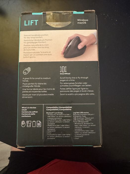Mysz ergomomiczna logitech
