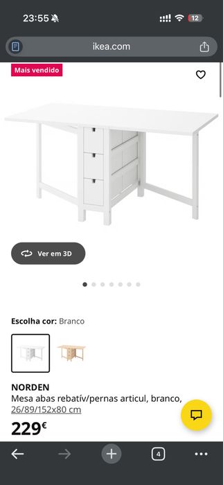 Mesa NORDEN IKEA
