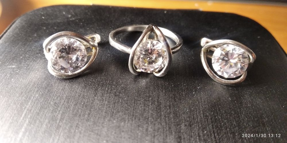 Набір кільце та сережки