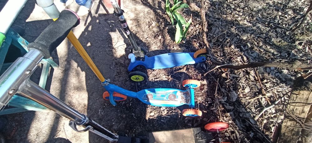 Самокат дитячий дівчинка хлопчик