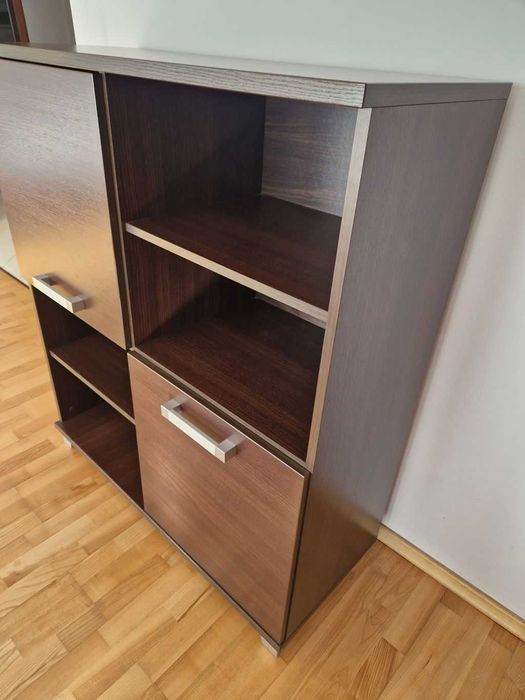 Meble do salonu kolor wenge komoda 4szt.
