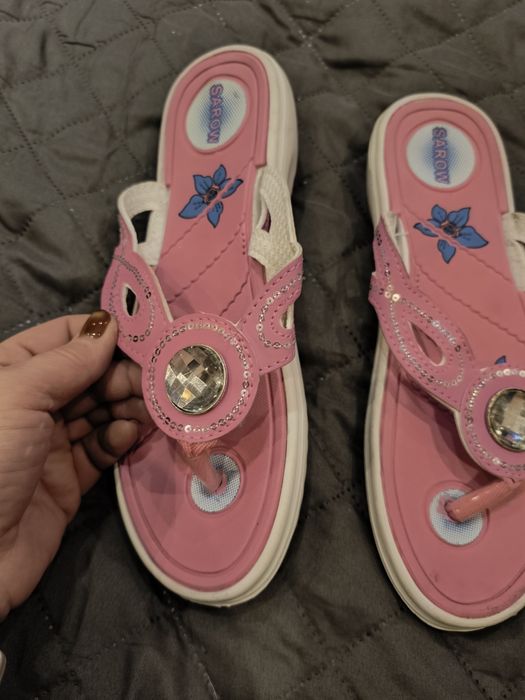 Różowe japonki  roz. 40