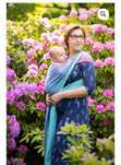 EverySlings – babyheart proudberry | długa chusta tkana