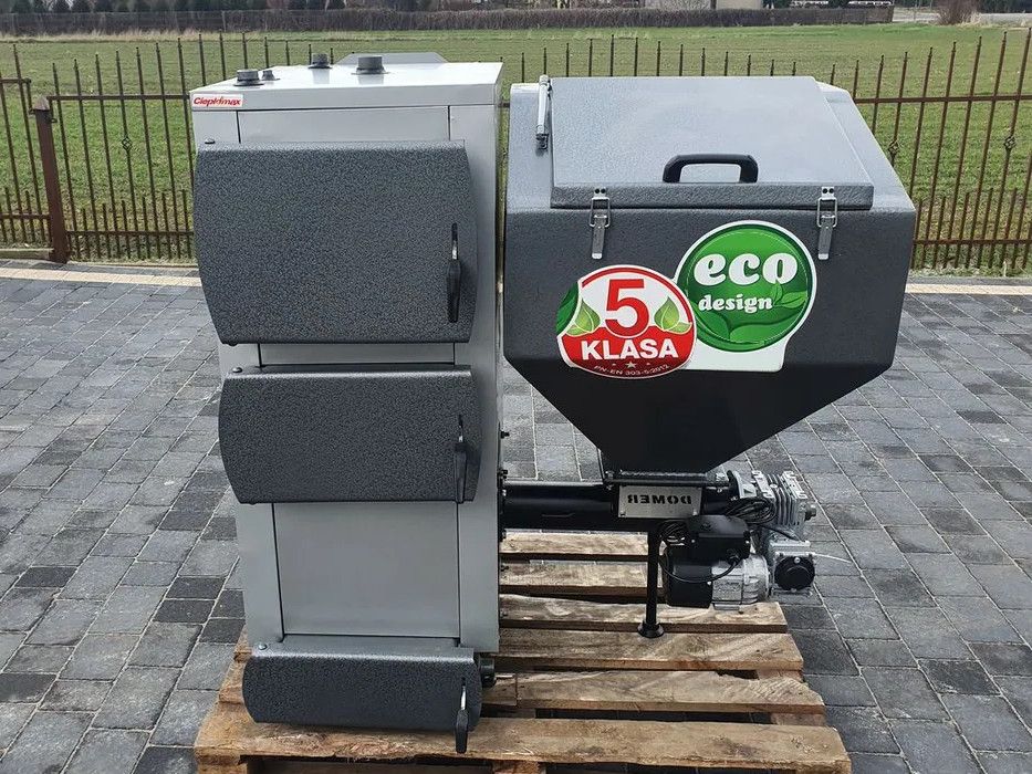 Kocioł 30kW 280m2 z podajnikiem na ekogroszek kotły piec 5klasa KG-ECO