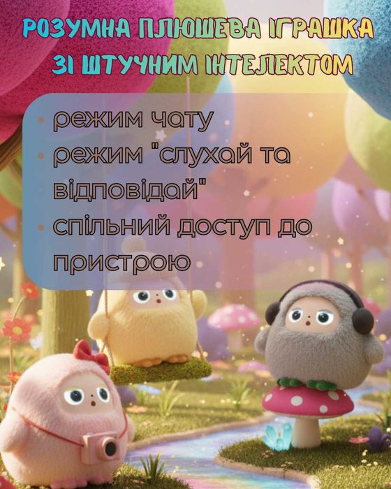 Інтерактивна іграшка Smart AI PLUSH TOY Nunu