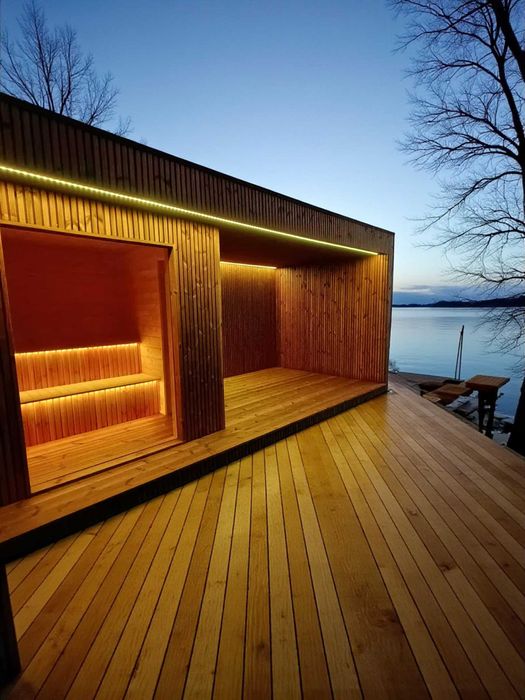 Sauna Ogrodowa LUX z miejscem na Balie/Jacuzzi