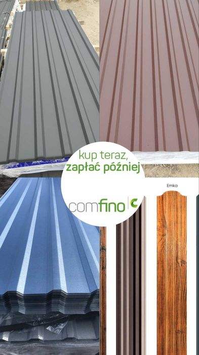 Blacha trapezowa , brązowa T18 WYPRZEDAŻ !!!