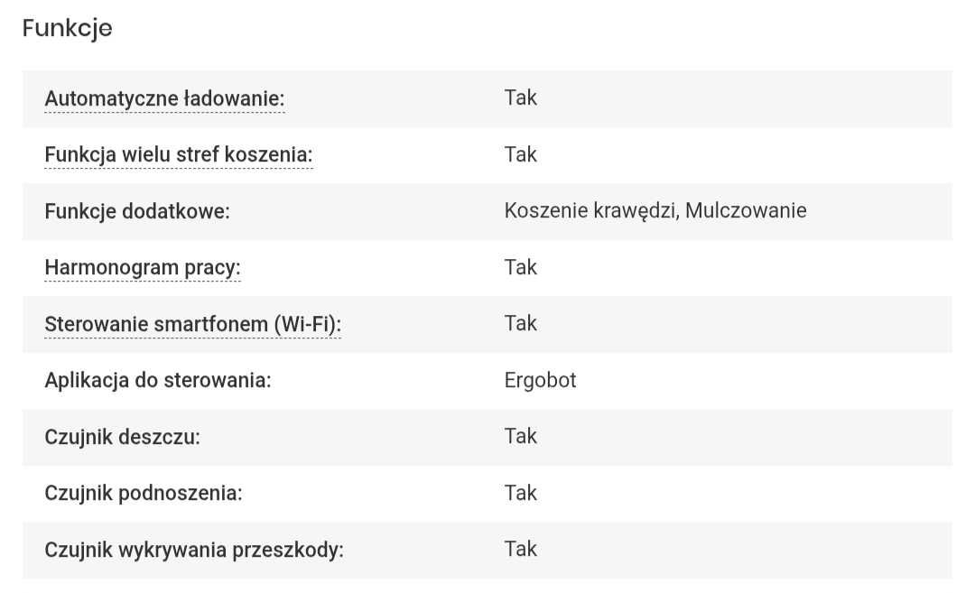 Kosiarka Robot koszący NAC RLM1800G2-T sterowanie Wi-Fi