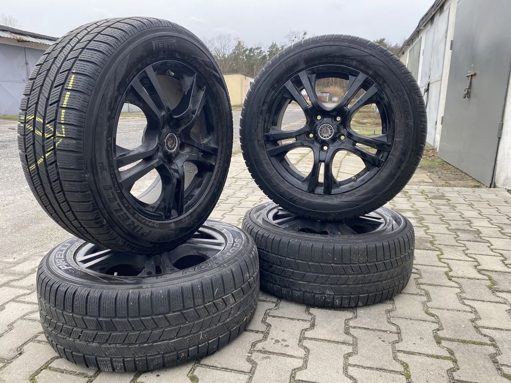 Alufelgi 5x130 r18 Et 53+ Opony Pirelli 255/55