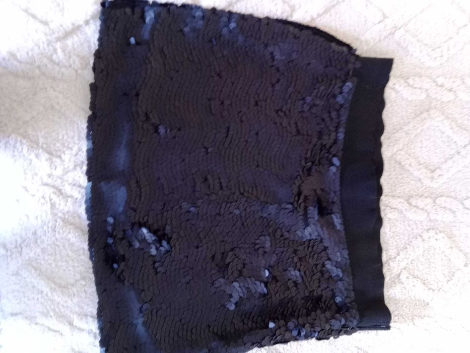 Saia com Lantejoulas Mango seminova!!!