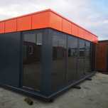 Pawilon z płyty warstwowej mobilne biuro 6x4m Producent