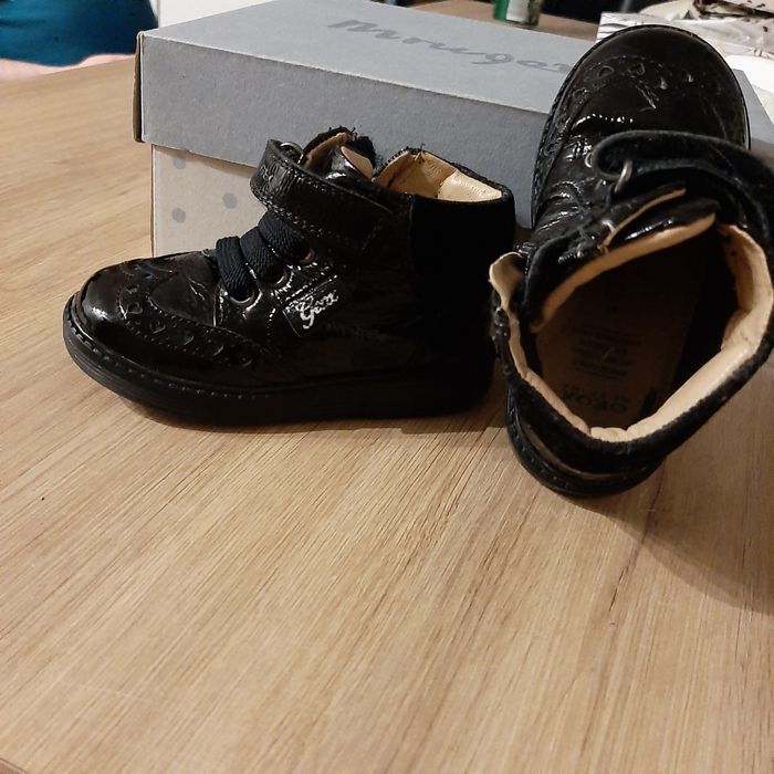 Buty Geox skórzane czarne trzewiki rozmiar 21