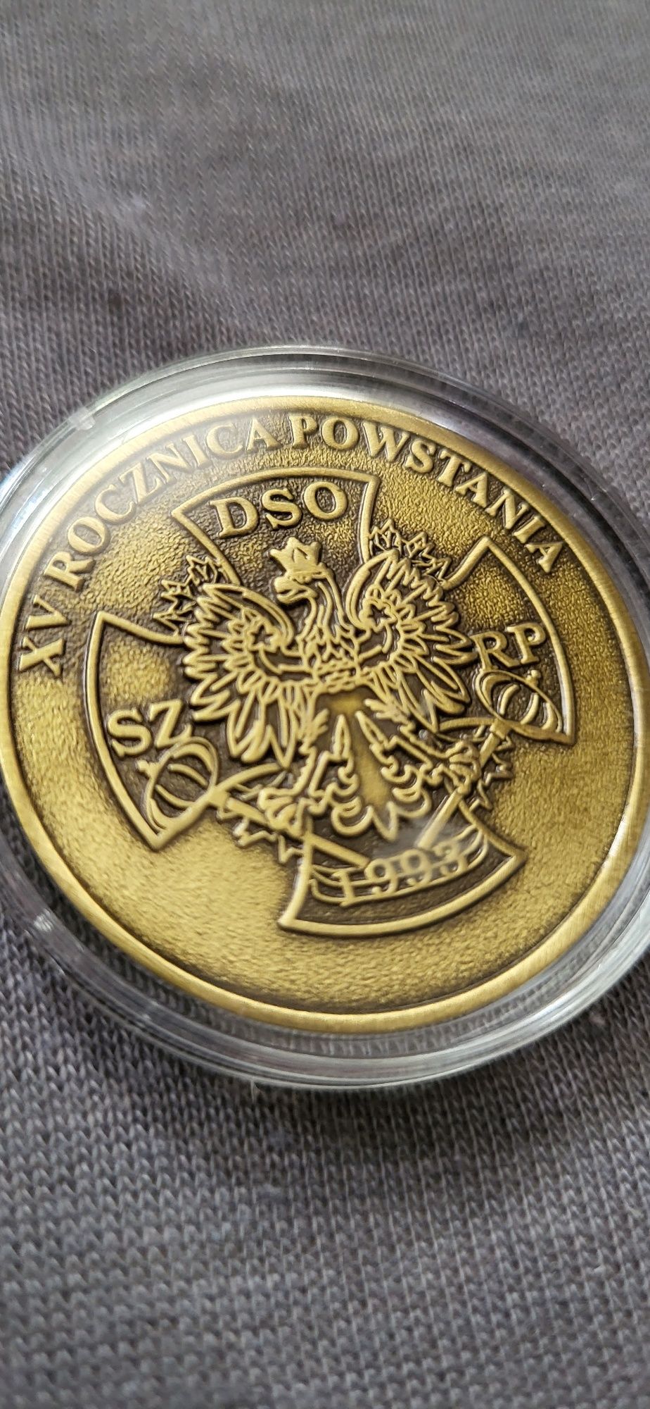 Medal moneta XV Rocznica Powstania DSO SZ RP unikat