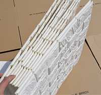 Топ! Самоклеюча декоративна 3D панель під білу цеглу 3д пвх обої 70*77