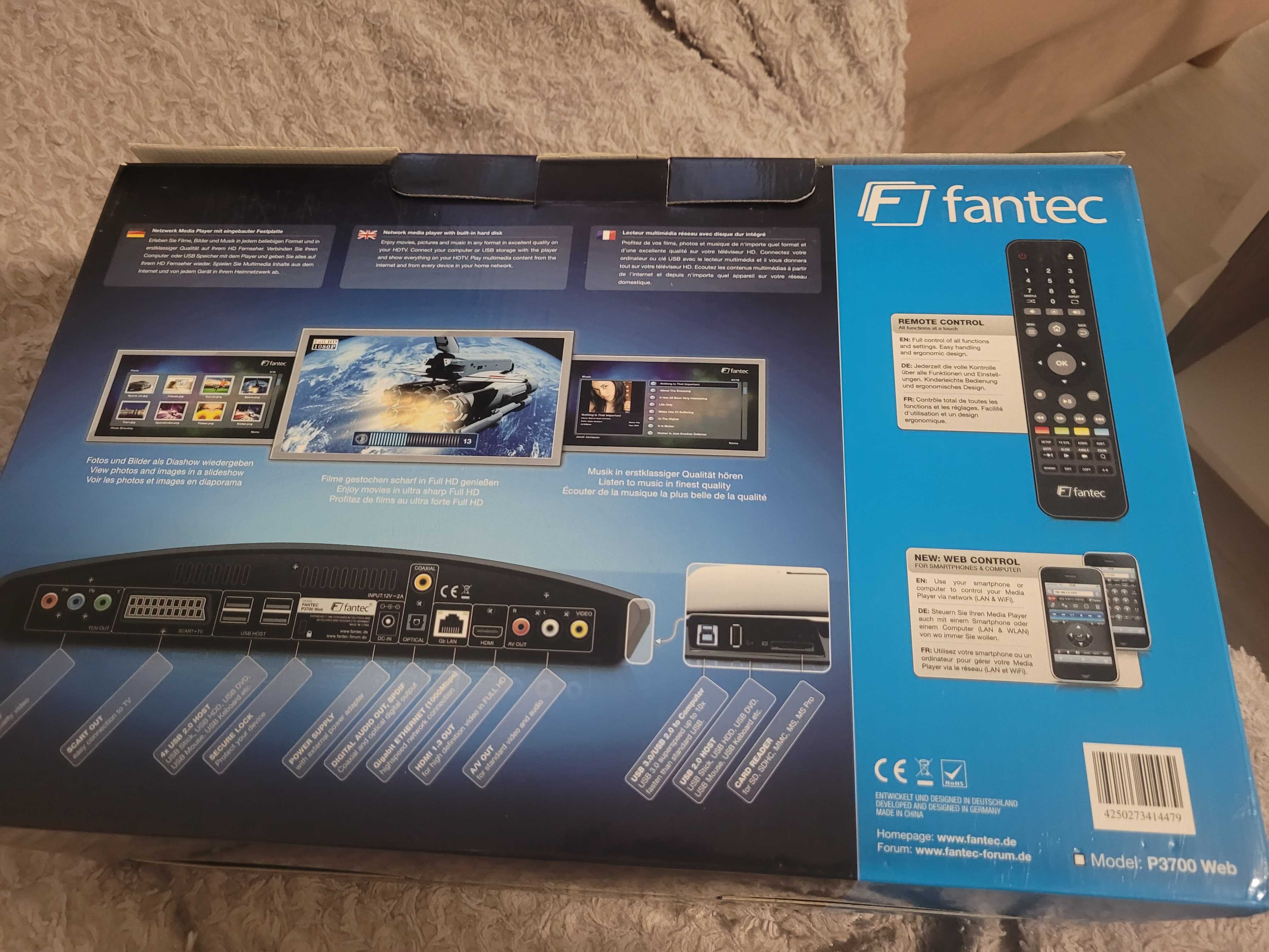 Odtwarzacz MULTI FANTEC P3700