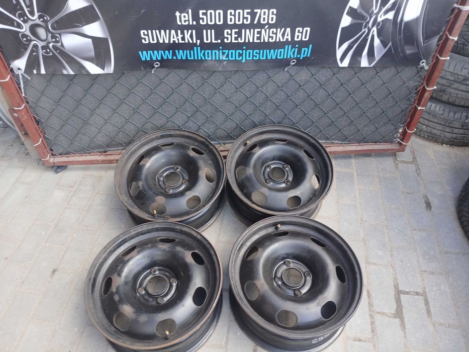 4x felgi stalowe 16 4x108 Peugeot 208. 308. Partner Berlingo Citroen