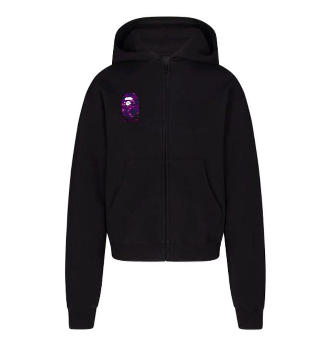 Новая Зипка Bape ГОРИЛА (ХС-ХХЛ) Зип Худи бейп черное и серое