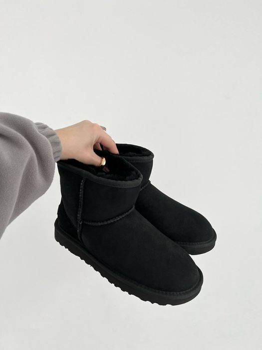 Уги Мужские UGG Mini Black (Замша) Size 39 Хит