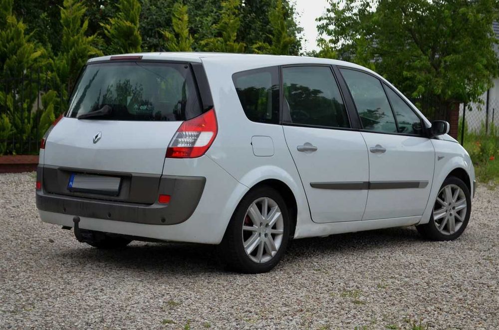 Bogata WERSJA! Renault 7os SCENIC II Skóry XENON Panorama PL zamiana