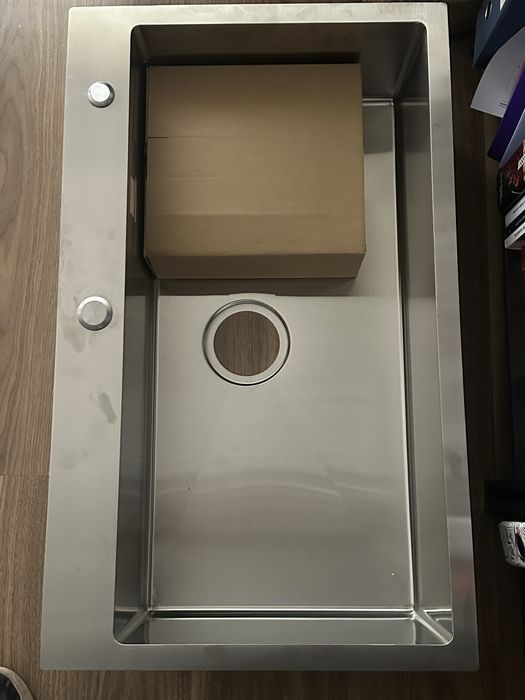 Lava loica inox 75x45 NOVO nunca usado