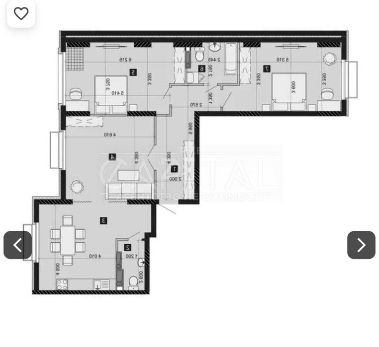 Продажа 3к 100м2 с ремонтом ЖК LIKO-GRAD Perfect Town Васильковская