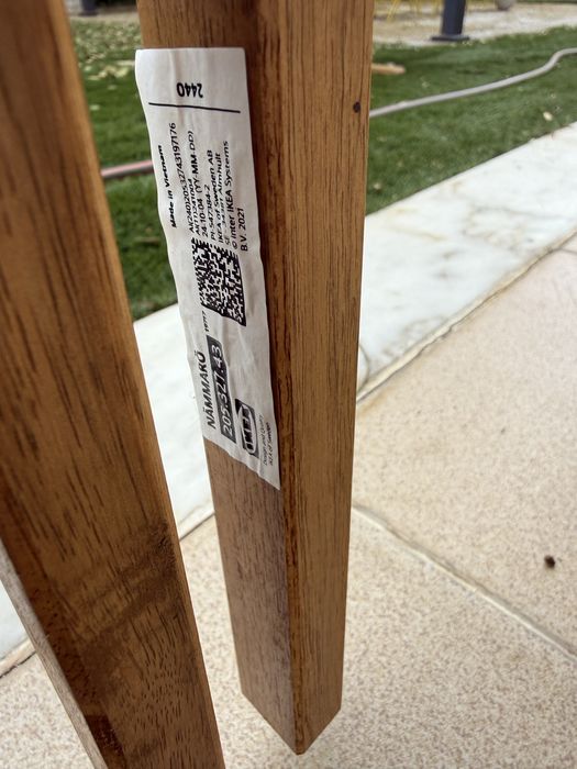 Biombo IKEA Nammaro montado