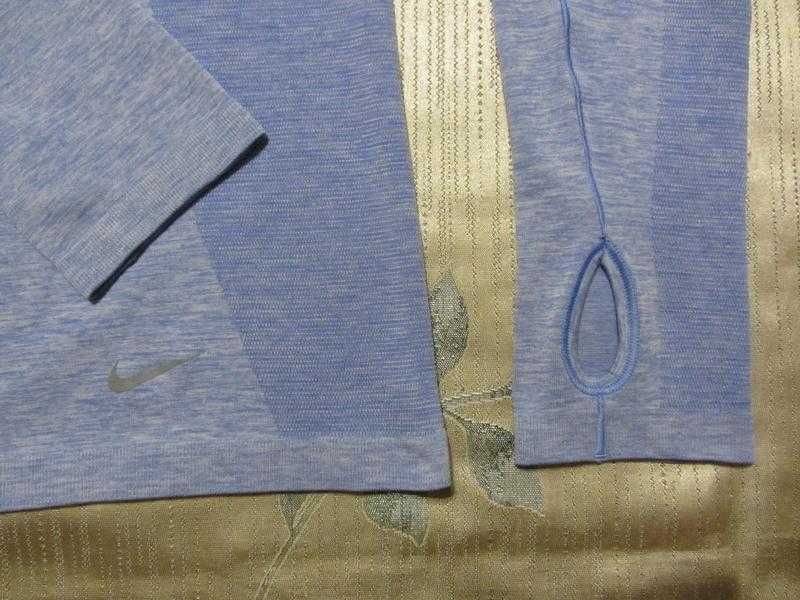 Лонгслів Nike Womens Running Dri-FIT Long Sleeve Knit Top Blue