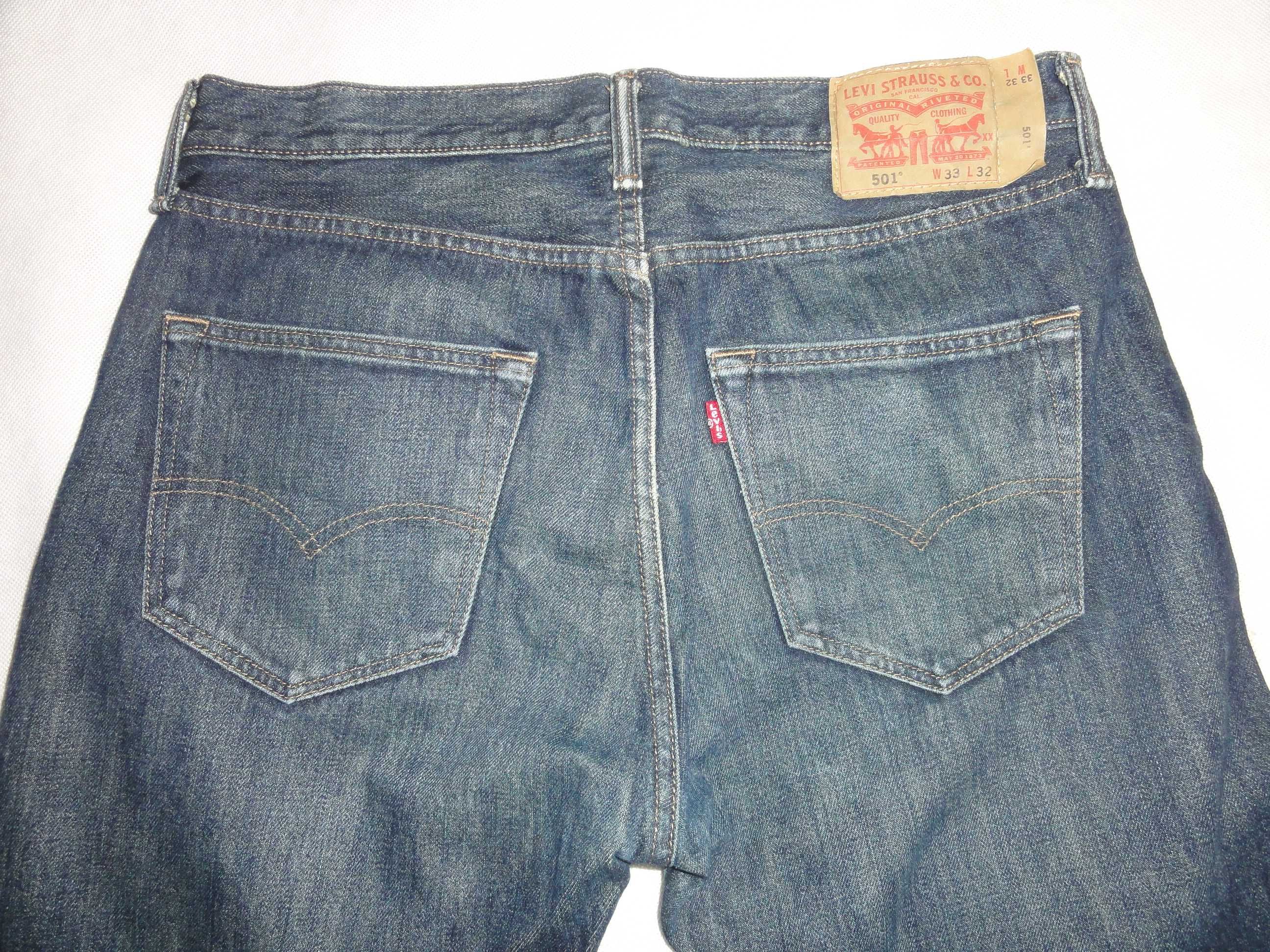 LEVIS 501 W32 L30 oryginalne spodnie Jeans