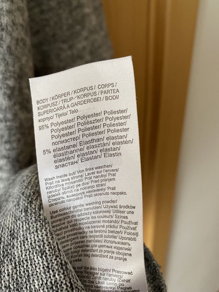 ORSAY sukienka 42 szara bdb stan falbana