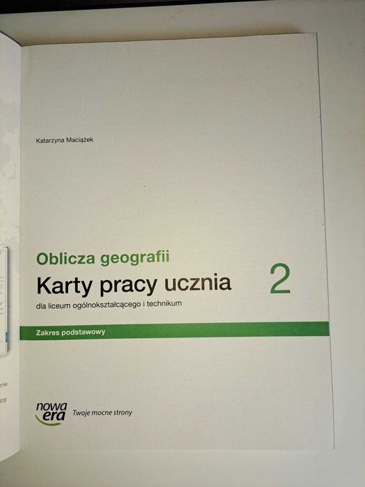 Oblicza geografii Karty pracy ucznia 2 Katarzyna Maciążek