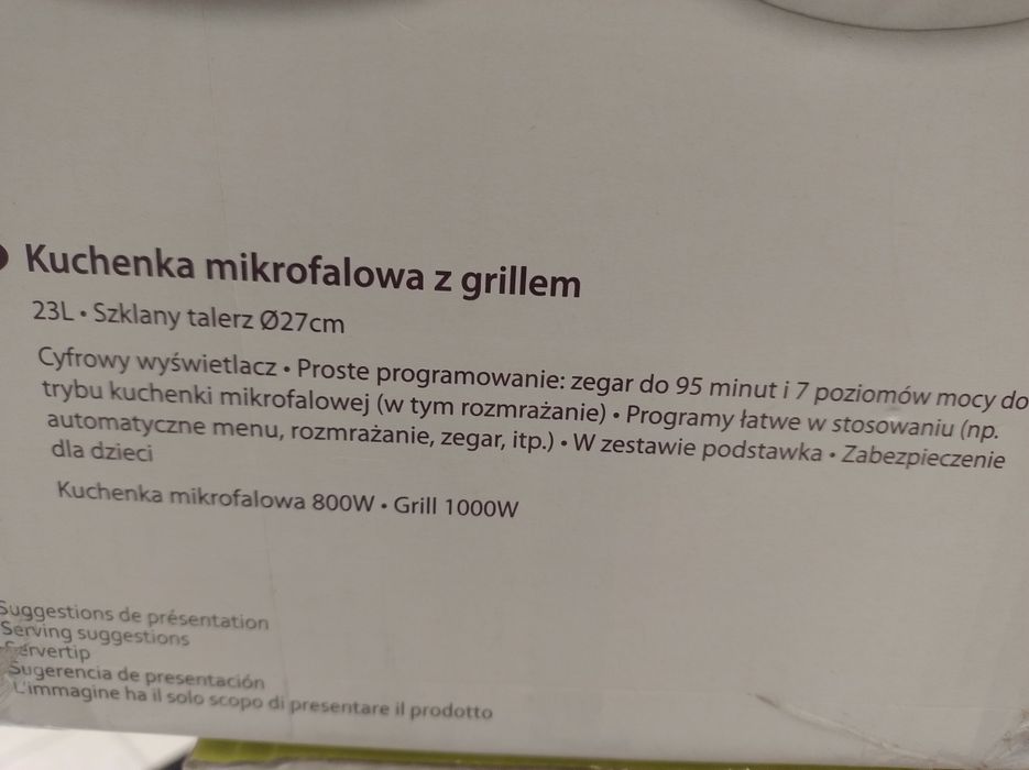 Kuchenka mikrofalowa Mandine nowa