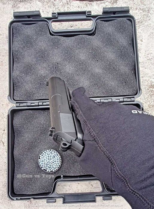 Металевий пістолет ПМ Реалістичний іграшковий макаров на пулях 6мм