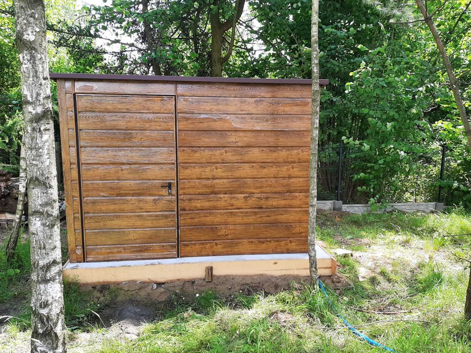 Domek Narzędziowy 3x3 plus wiata Gratis Transport i montaż Ocynk