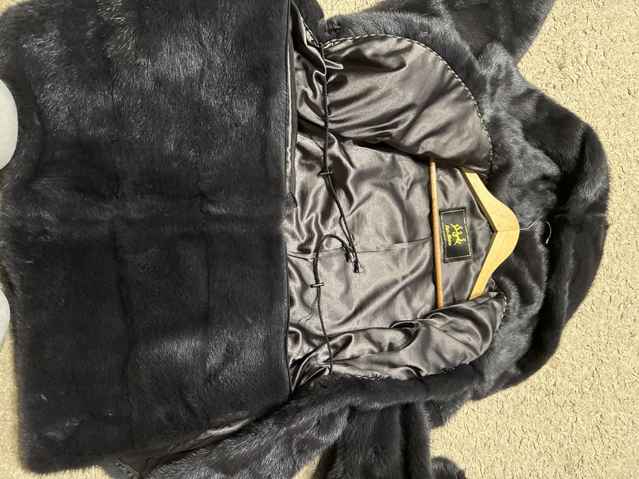 Шуба норковая серая, трансформер