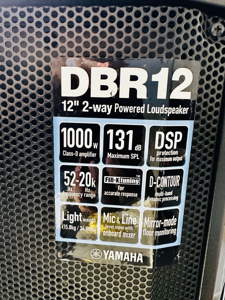 Yamaha DBR12 – 2 kolumny aktywne