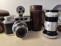 Conjunto fotografia antigo DIAX IIa + 2 lentes / objetivas