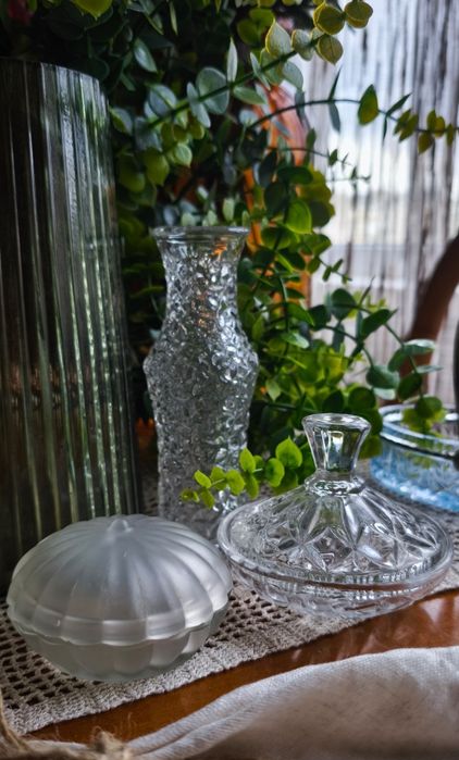 Статуэтка фигурка шкатулка пресс папье флакон старинное стекло Мальцов