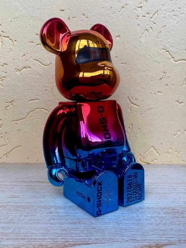 Bearbrick casio g-shock 28 cm (бірбрік) колекційна іграшка
