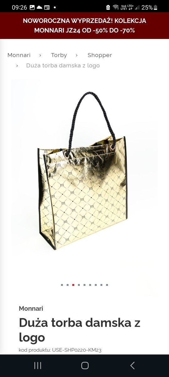 Torba shopper monnari
