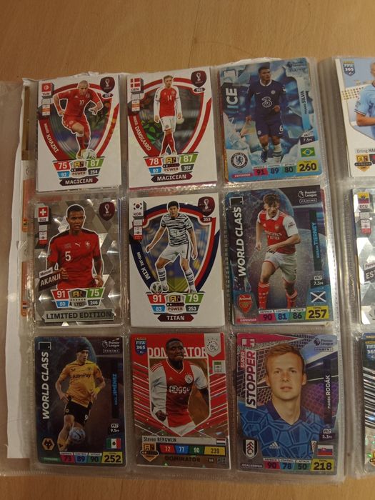 Karty piłkarskie panini