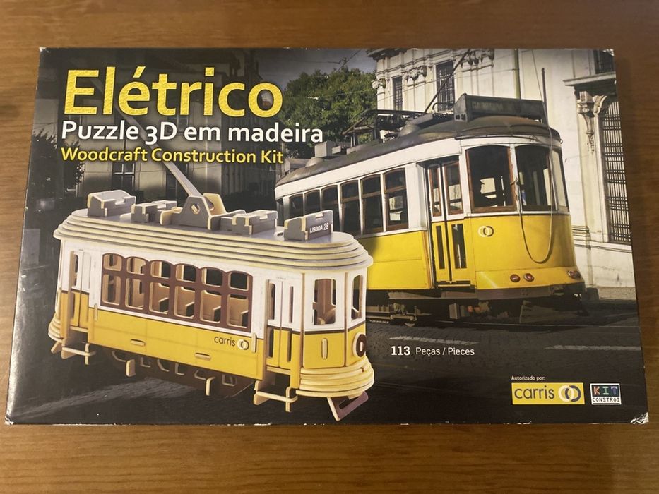 Puzzle 3D rm madeira - Eletrico 28