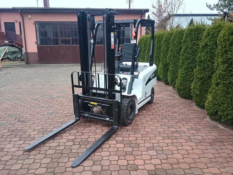 Nowy wózek widłowy elektryczny 2T 3m, przesuw boczny