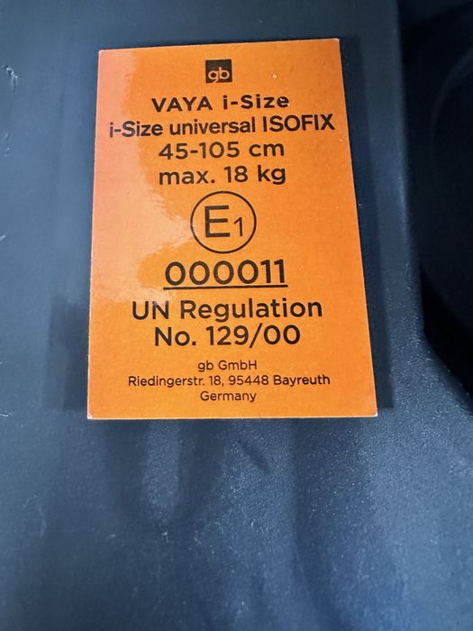 Fotelik samochodowy 45-105 cm w dobrym stanie bezwypadkowy