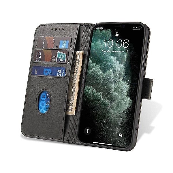 Etui Pokrowiec z Klapką Braders Case do OnePlus Nord N20/5G czarny
