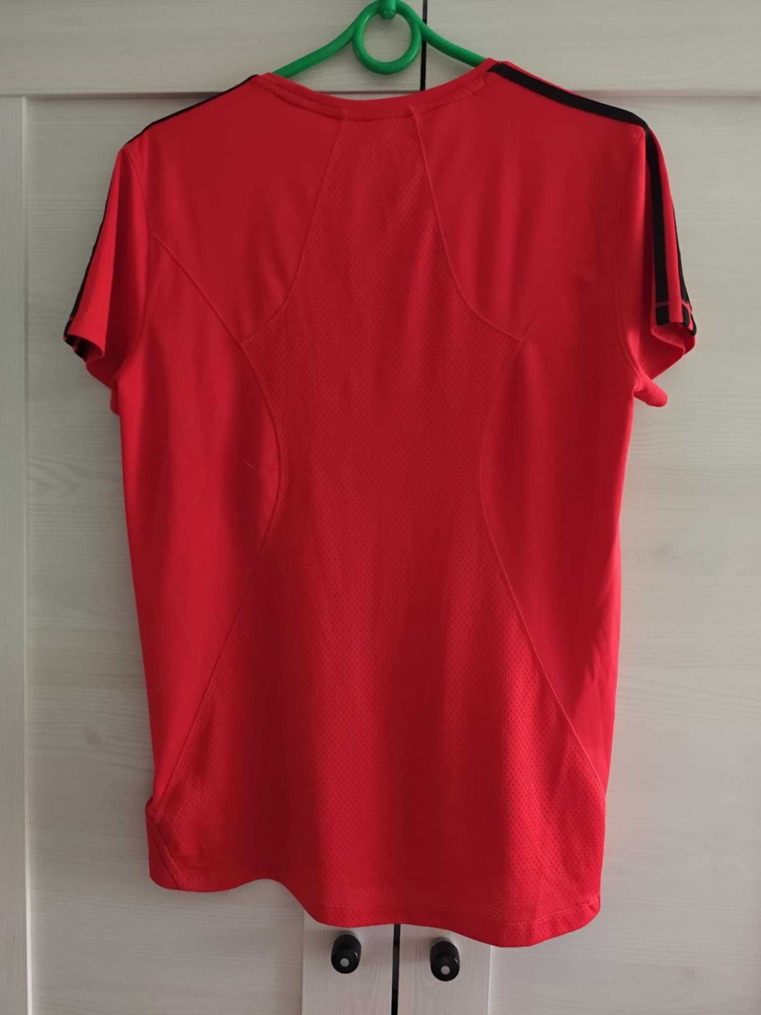 Koszulka sportowa damska Adidas czerwona roz 40